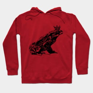 Common toad with crown Hoodie